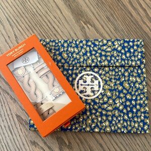 New Tory Burch beige Apple Watch strap 38-42mm. Box seal is open but non